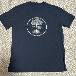 💰2/$10 super soft navy blue t-shirt - size xl